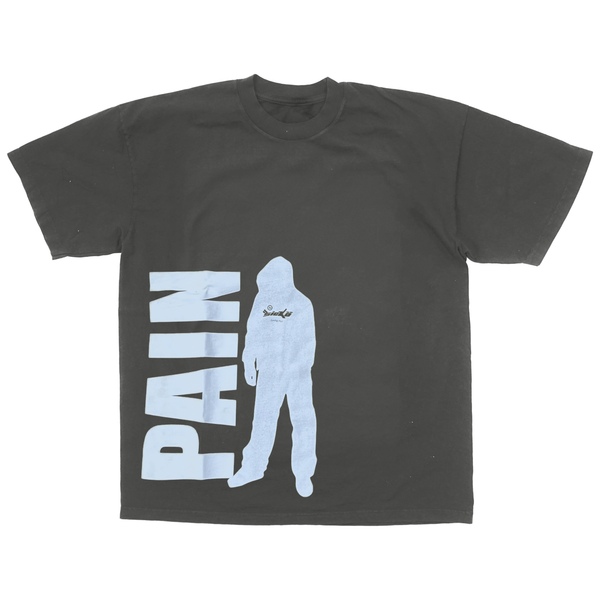 Pain Shadow Man T-Shirt (Charcoal Grey)