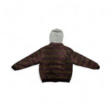 Repeater Logo Faux Leather Jacket (Purple)