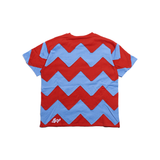 Apro Tee (Blue/Red)